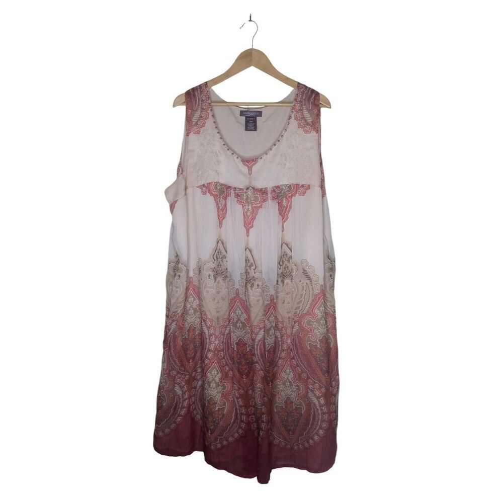 Taillissime Laredoute Creation Paisley Printed Women's Size 24W Dress